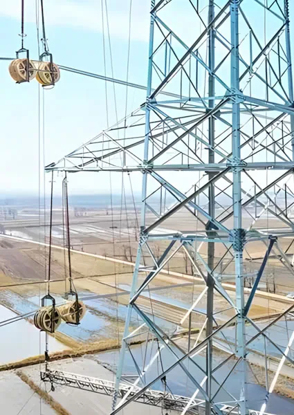 performing maintenance on high-voltage power lines