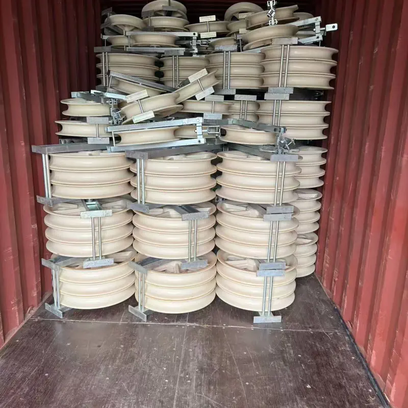 Single Sheave Stringing Block Loading and shipping diagram